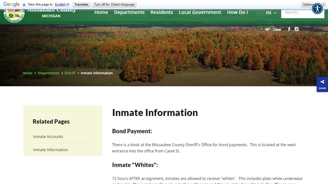 Welcome to Missaukee County, MI