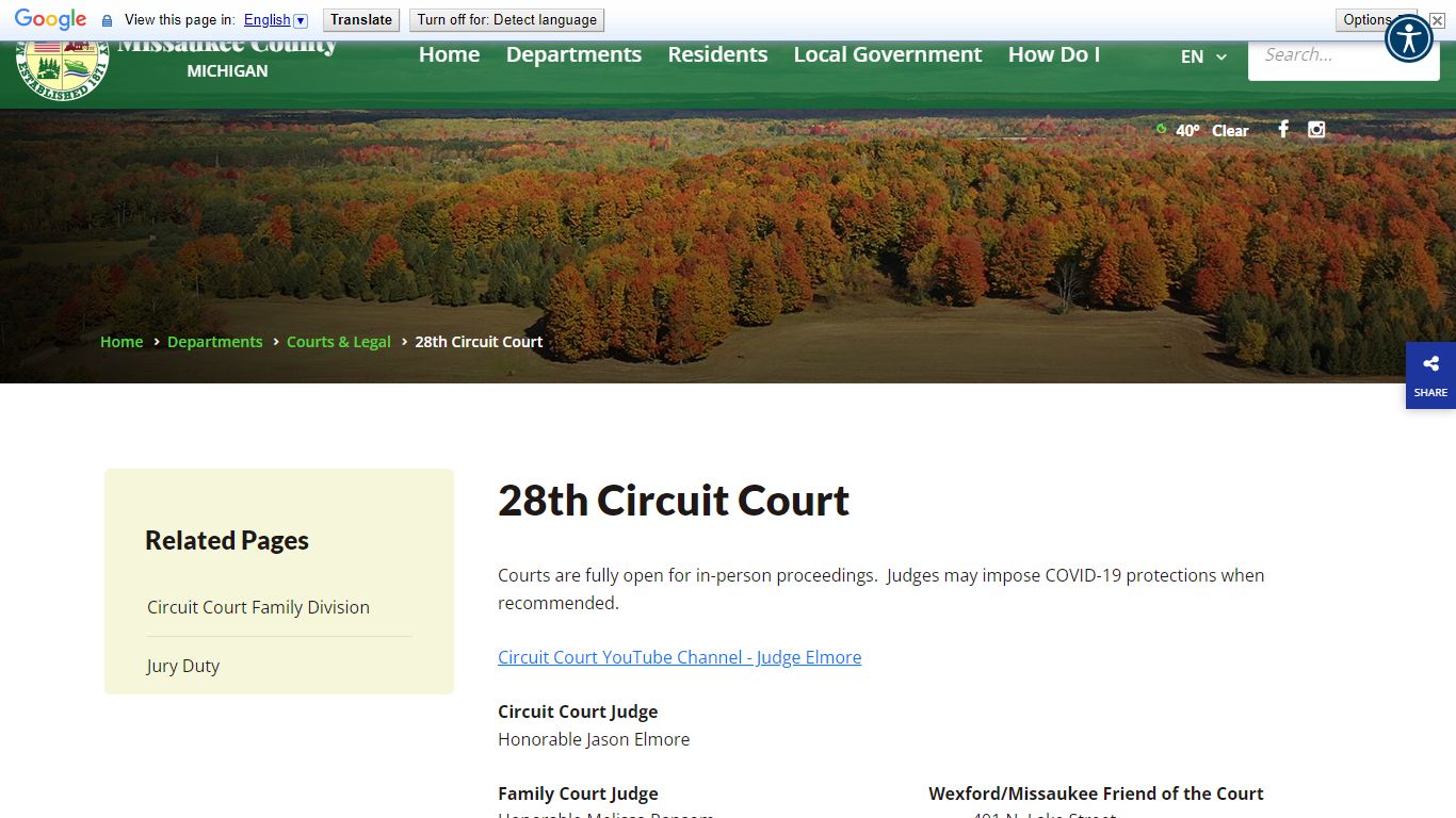 Welcome to Missaukee County, MI